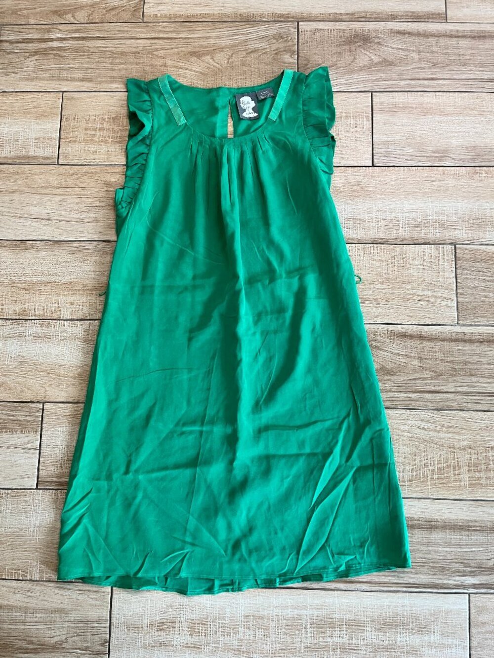 Womens Girls From Savoy Green Mini Dress - XS